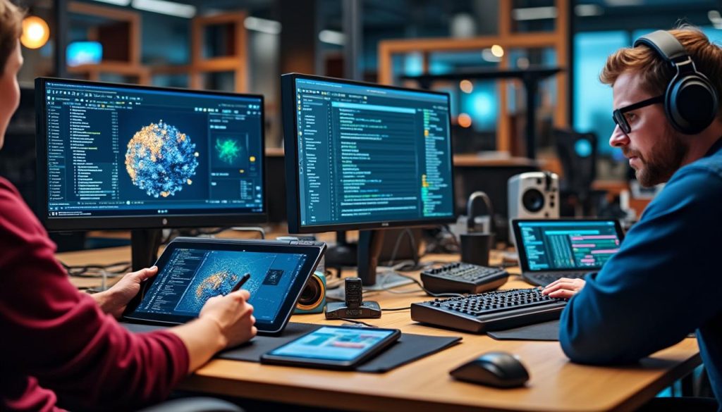 explorez les métiers passionnants de l'industrie du jeu vidéo et découvrez comment transformer votre passion pour les jeux en carrière professionnelle réussie.