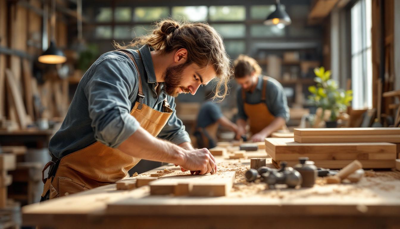 découvrez comment l'entreprise ty coat à plestin rassemble les jeunes charpentiers les plus talentueux pour perpétuer un savoir-faire d'exception en charpenterie traditionnelle.