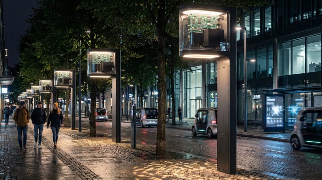 découvrez comment une startup révolutionne l'éclairage urbain en intégrant des puces nvidia dans les lampadaires grâce à l'intelligence artificielle pour améliorer la gestion et la performance énergétique.