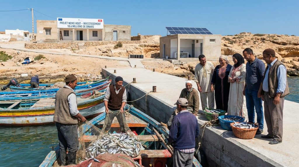 nemo hout : un projet majeur de 18,6 millions de dinars dédié au développement durable et au bien-être des communautés côtières en tunisie.
