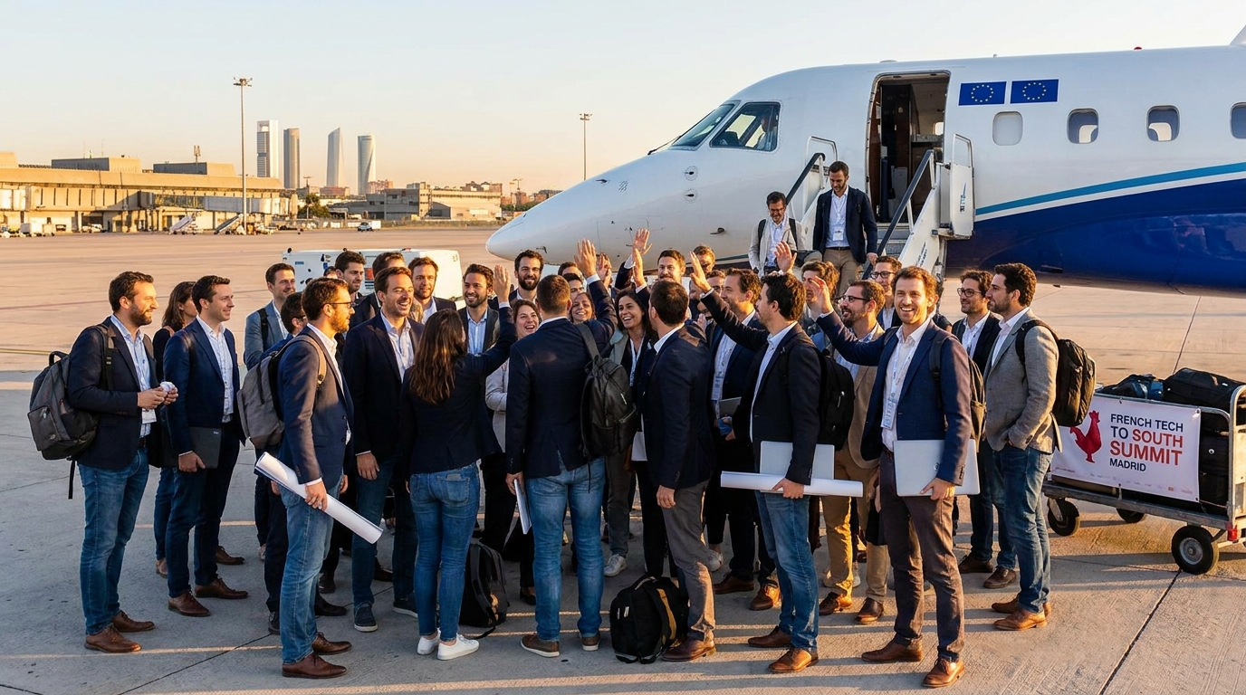 découvrez comment 28 startups françaises prennent leur envol vers madrid pour participer au south summit, un événement clé de la french tech en pleine expansion.