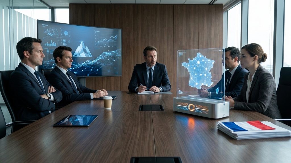 la dgsi met fin à sa collaboration avec palantir pour se tourner vers la startup française chapsvision, mais une partie du contrat demeure en suspens, suscitant des tensions.