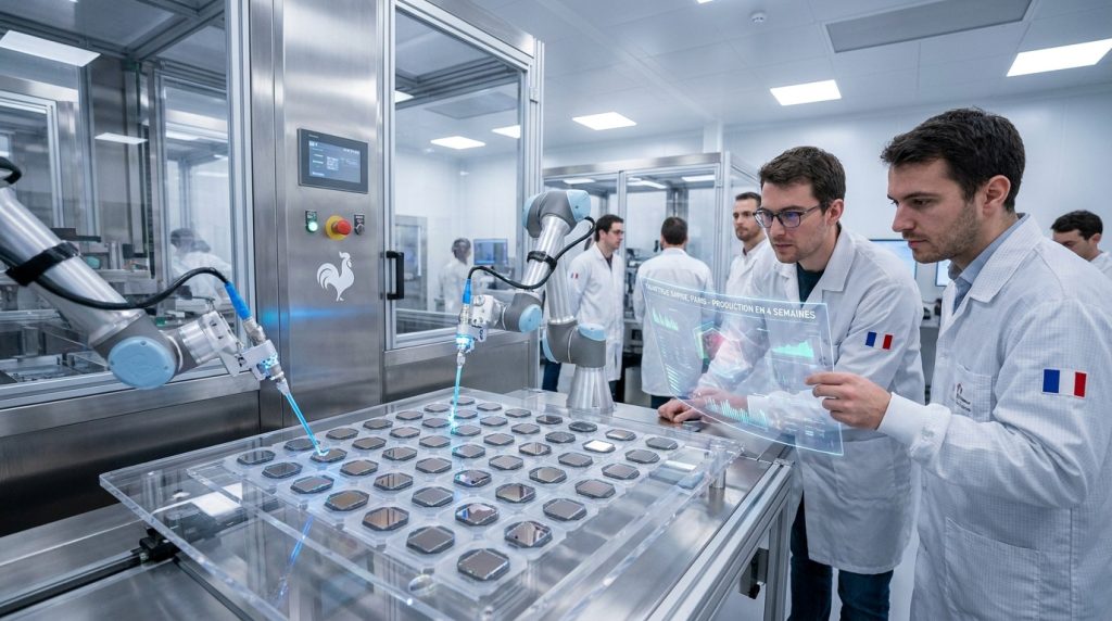 découvrez comment la startup française c12 transforme la fabrication quantique en produisant 50 puces en seulement 4 semaines, réduisant ainsi considérablement le délai par rapport à l'année traditionnelle.