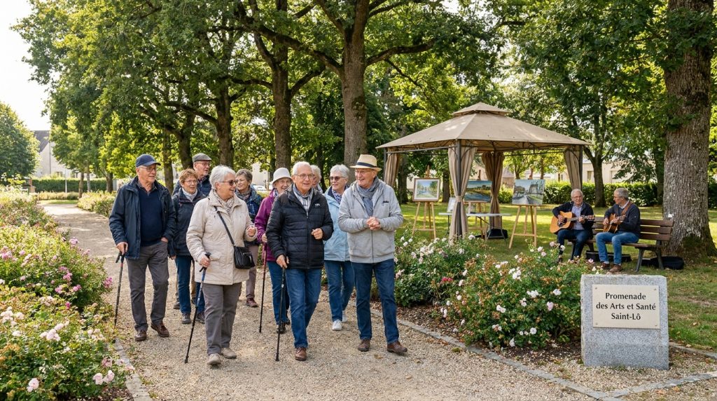 découvrez les marches « culture et santé » à saint-lô, conçues pour soutenir l'autonomie des seniors et lutter contre l'isolement grâce à une activité physique et culturelle conviviale.
