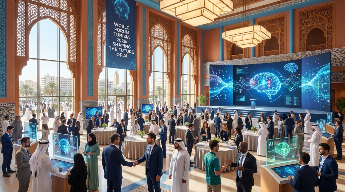 découvrez le forum mondial de tunisie 2026, rassemblant plus de 2 300 experts et acteurs clés pour définir l'avenir de l'intelligence artificielle en tunisie et stimuler l'innovation technologique.